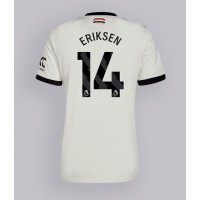 Camiseta Manchester United Christian Eriksen #14 Tercera Equipación Replica 2024-25 mangas cortas